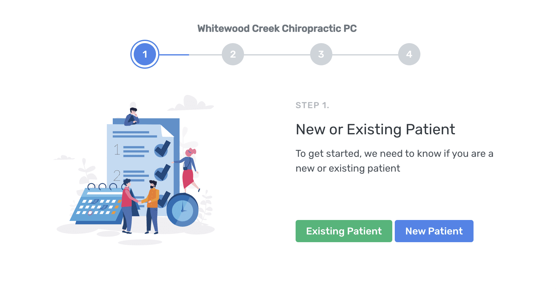 Step 2: Click "New Patient"