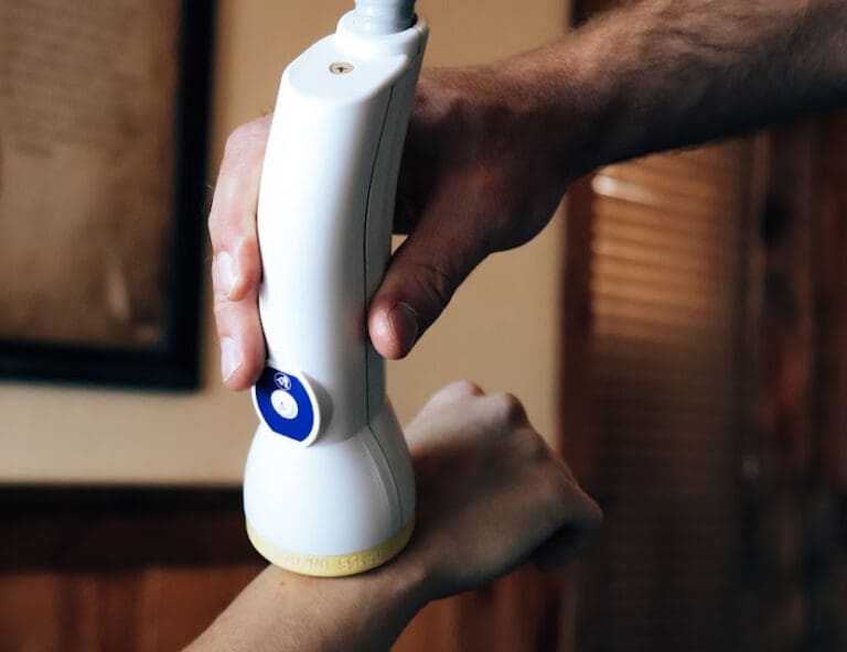 SoftWave Being Used For Wrist Pain